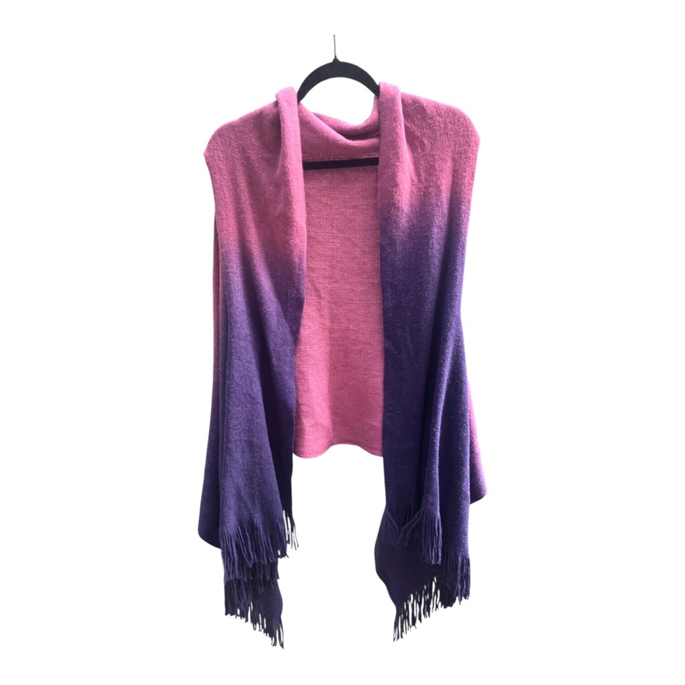CLEARANCE 3/$15‎ Knit Fringe Cardigan Sweater Womens One Size Purple